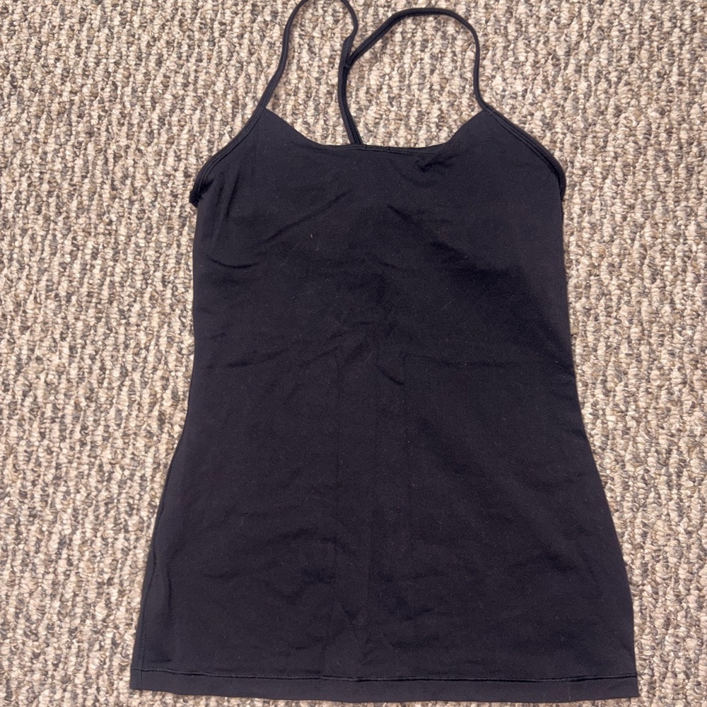 lululemon athletica Black Muscle Tee